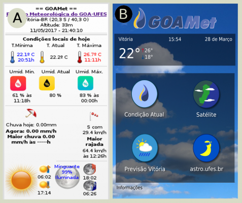 GOAMet-Android, versão beta 